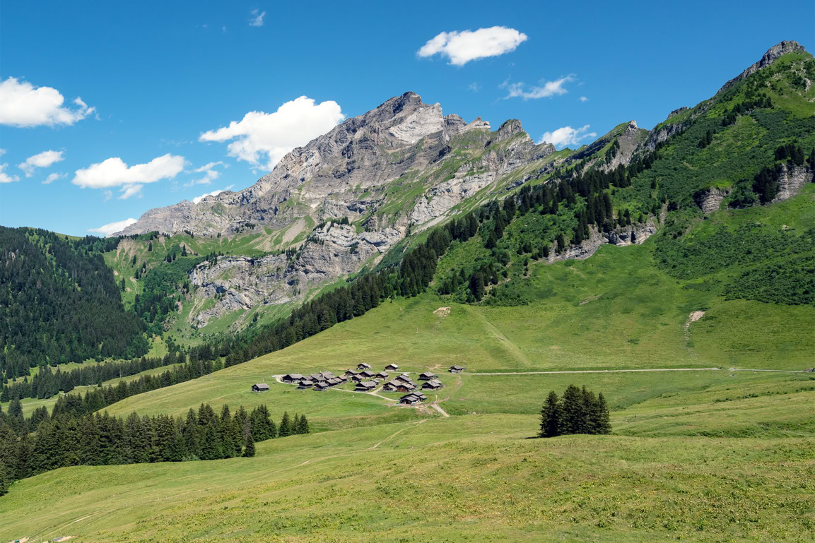 Secluded Alpine Hamlet